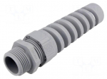 Cable gland | with strain relief | NPT3/4" | IP68 | polyamide | grey