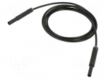 Test lead | 19A | banana socket 4mm,banana plug 4mm | insulated