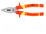 Pliers | insulated,universal | 200mm | Chrom-vanadium steel