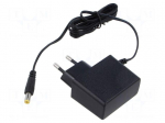 Power supply: switching | mains,plug-in | 9VDC | 1A | 9W | Out: 5,5/2,1