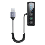 USAMS Adapter audio Bluetooth 5.0 Transmiter FM