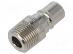 Splice terminal: plug | Thread: G 3/8" external | 9mm