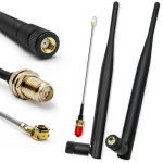 Qoltec Wi-Fi antenna 2.4/2.5 GHz | 5.1/5.8 GHz | 5dBi | omnidirectional | Indoor