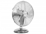 Kliimaseadmed // Ventilaatorid // 44-657# Wentylator stołowy 30cm srebrny metalowy