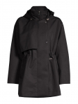 Coat Scandi Trench Rain black