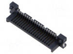 Connector: PCB to PCB | female | SAL | straight | on PCBs | 1mm