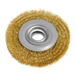 T&ouml;&ouml;riistad ja m&otilde;&otilde;teseadmed // Uued tooted t&ouml;&ouml;riistade, tarvikute kategoorias // Szczotka druciana tarczowa 100 x 20 mm, drut karbowany, mosiądzowany