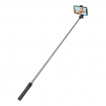Camera accessory Hurtel  Selfie stick WHS1Y telescopic tripod 1m with phone holder - black
