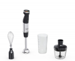 TEFAL | Hand Blender | Quickchef+ HB673830 | Hand Blender | 1000 W | Number of speeds 20 | Turbo mode | Black/Stainless Steel
