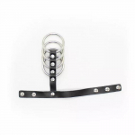 Bondage OHMAMA PENIS SHEATH WITH METAL RINGS D-230053