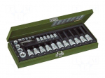 Wrench-set | Torx&reg; socket,socket spanner,Torx&reg; | 1/2",1/4"