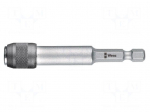 Holder | Socket size-inch: 1/4" | Kind of socket: C6,3mm,hexagonal