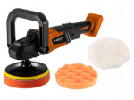 Angle polishers | battery | for workshop | 800&divide;2300rpm | 150mm | 18VDC