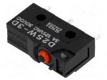 Microswitch SNAP ACTION | without lever | SPDT | 3A/125VAC | ON-(ON)