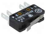 Microswitch SNAP ACTION | with lever | SPST-NO + SPST-NC | ON-(ON)