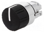 Switch: rotary | Stabl.pos: 1 | 22mm | black | Illumin: none | IP66 | Pos: 3