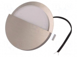 Lamp: lighting fixture | SPACE | 6500K | IP30 | &Oslash;: 75mm | H: 6.2mm | 12VDC