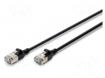 Patch cord | F/FTP | Cat 6a | RJ45 plug,both sides | stranded | Cu | 1m