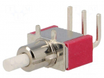 Switch: push-button | Pos: 2 | SPDT | 1A/125VAC | 1A/28VDC | ON-(ON)