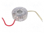 Transformer: toroidal | 200VA | 230VAC | 12V | 16.67A | 2.1kg | &Oslash;: 120mm