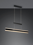 Trio Arcola LED piekarama lampa 150 cm matt black brushed steel 331210332 4017807662016