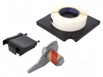 Heat shrink markers | 15.24m | white | Diam.after shrinking: 2.39mm