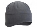Beanie | grey | polyester polar | Size: 57-61 | 240g/m2