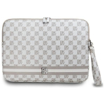Other goods DKNY DKNY Sleeve Checkered Pattern Printed Stripes 16" Laptop Case - Beige