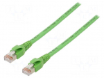 Patch cord | S/FTP | Cat 6a | RJ45 plug,both sides | stranded | Cu