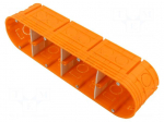 Enclosure: junction box | X: 71mm | Y: 284mm | Z: 63mm | orange