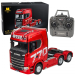 M&auml;nguala | PC | Konsoolid | Tarvikud // Raadio teel juhitavad m&auml;nguasjad ja tarvikud // Ciągnik Siodłowy Scania Zdalnie Sterowany RC Huina 1501 Czerwony 1:18