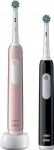 Oral-B Pro 1 Duo pack Electric toothbrush black/pink