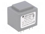 Transformer: encapsulated | 2.5VA | 400VAC | 12V | 208.3mA | IP00 | 120g