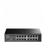 Cudy 16-Port Gigabit Easy-Managed Switch, GS1016E 1.0 L2 Gigabit Ethernet (10/100/1000) Black