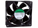 Fan: DC | axial | 24VDC | 120x120x38mm | 288.82m3/h | 51dBA | Len: 300mm