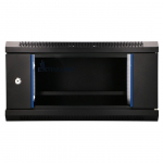 Extralink LITE 4U 530X400 WALL-MOUNTED RACKMOUNT CABINET BLACK Freestand/Wall/Floor mounted rack