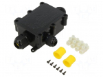 Connector: AC supply | screw terminal | IP68 | Body: black