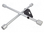 Wrench | to wheels | 17mm,19mm,21mm | Chrom-vanadium steel