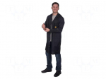 Coat | ESD,unisex | black | L | cotton,polyester,conductive fibers