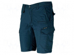Protective shorts | Size: XL | navy blue | short,slim-fit | 220g/m2