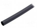 Heat shrink sleeve | 75mm | black | Diam.after shrinking: 25mm