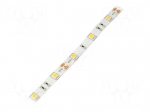 LED tape | white warm | Case (mm): 5050 | LED/m: 30 | 10mm | white PCB