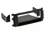 Radio frame | Chrysler,Dodge,Jeep,Plymouth | 1 DIN | black