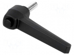 Lever | adjustable | Thread len: 40mm | Lever length: 92mm