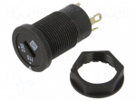 Switch: rotary | Pos: 2 | SPDT | 6.3A/250VAC | on panel | Rcont max: 10m&Omega;