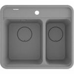Granite sink 1.5-bowl