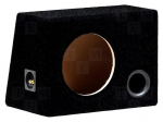 Car loudspeaker enclosure | MDF | black | textil | 35l | 250mm