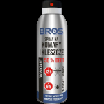 BROS insect repellent spray 50% DEET 90 ml for mosquitoes and ticks, topical outdoor protection