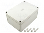 Enclosure: multipurpose | X: 130mm | Y: 180mm | Z: 90mm | TK PC | grey