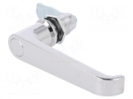 Lock | without cylinder | zinc and aluminium alloy | 30mm | chromium
